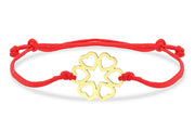 14ct Alti Heart Gold Cord Bracelet