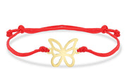14ct Kelebek Gold Cord Bracelet