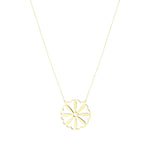 Load image into Gallery viewer, 14ct Dharma Design Gold Necklace
