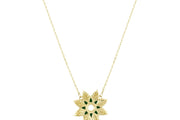 14ct Matcha Design Gold Necklace