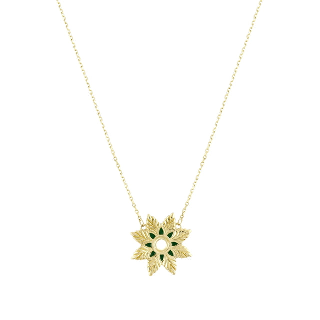 14ct Matcha Design Gold Necklace