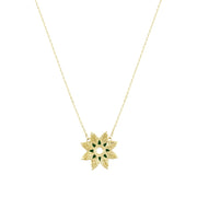 14ct Matcha Design Gold Necklace
