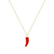 14ct Chili Design Gold Necklace