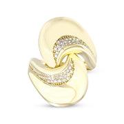 14ct Arty Design Gold Ring