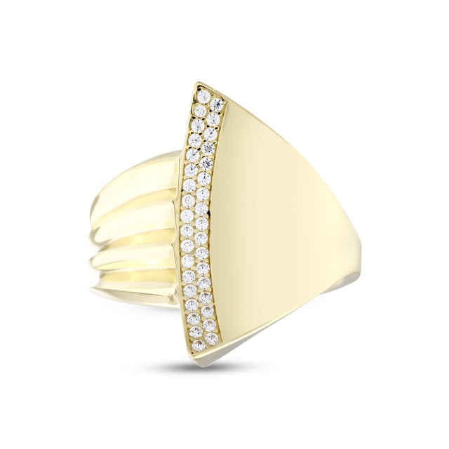 14ct Hinoki Design Gold Ring