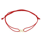 Load image into Gallery viewer, 14ct Sonsuzluk Figurlu Cord Gold Bracelet