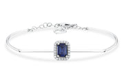 0.92 Karat Sapphire Diamond Bracelet