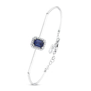 0.92 Karat Sapphire Diamond Bracelet