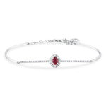 Load image into Gallery viewer, 0.53 Karat Ruby Diamond Bracelet