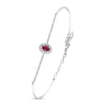 Load image into Gallery viewer, 0.53 Karat Ruby Diamond Bracelet