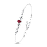 Load image into Gallery viewer, 0.77 Karat Ruby Diamond Bracelet