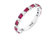 1.15 Karat Renkli Stone Set Diamond Ring