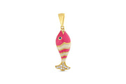 14ct Mineli Fish Gold Pendant (Chain Not Included)