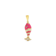 14ct Mineli Fish Gold Pendant (Chain Not Included)