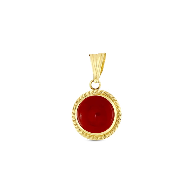 14ct Retro Design Gold Pendant (Chain Not Included)