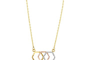 14ct Uc Colour Isilitili Design Gold Necklace