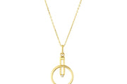 14ct Poise Design Gold Necklace