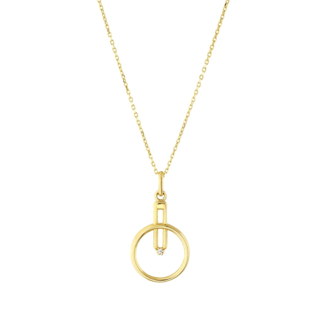 14ct Poise Design Gold Necklace