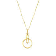 14ct Poise Design Gold Necklace