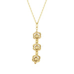 Load image into Gallery viewer, 14ct Daisy Design Gold Necklace