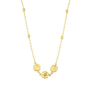 14ct Golden Design Gold Necklace
