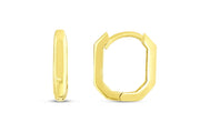 14ct Soft Design Hoop Gold Earrings