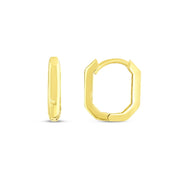 14ct Soft Design Hoop Gold Earrings
