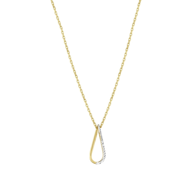 14ct Butter Yellow Design Gold Necklace