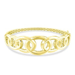 Load image into Gallery viewer, 14ct Groove Design Gold Cuff Bracelet