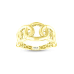 Load image into Gallery viewer, 14ct Groove Design Gold Ring