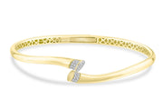 14ct Elect Design Gold Cuff Bracelet