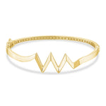 Load image into Gallery viewer, 14ct Spry Design Gold Cuff Bracelet