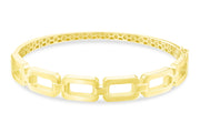 14ct Curb Design Gold Cuff Bracelet