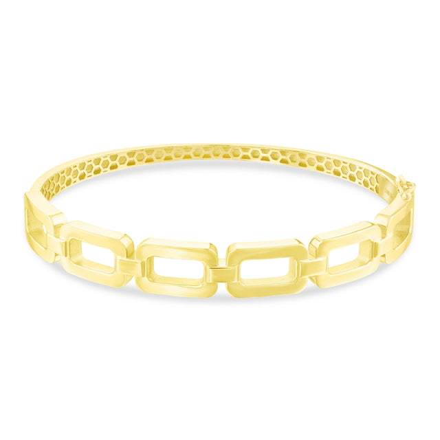 14ct Curb Design Gold Cuff Bracelet