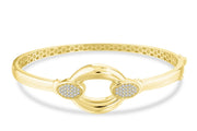 14ct Oly Design Gold Cuff Bracelet