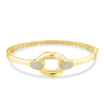 Load image into Gallery viewer, 14ct Oly Design Gold Cuff Bracelet