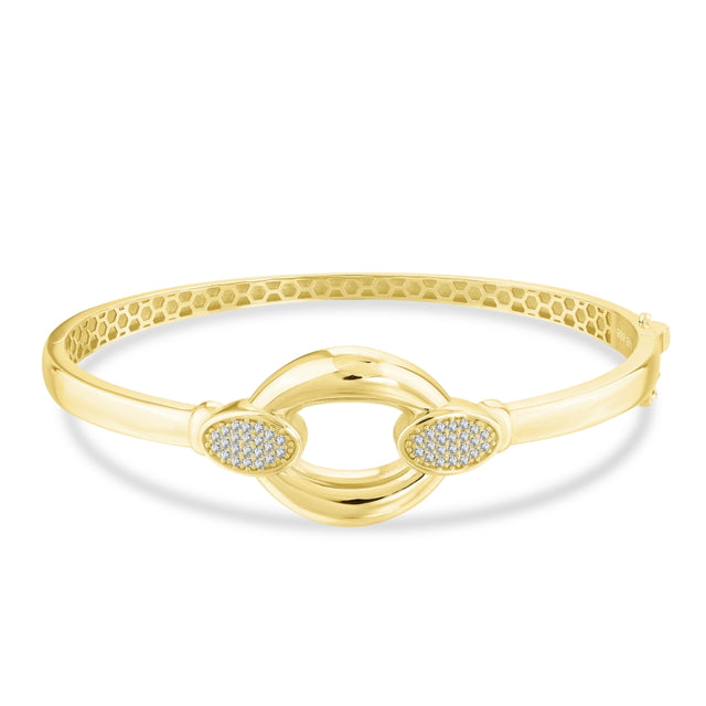 14ct Oly Design Gold Cuff Bracelet