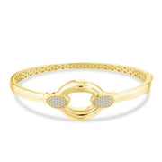 14ct Oly Design Gold Cuff Bracelet