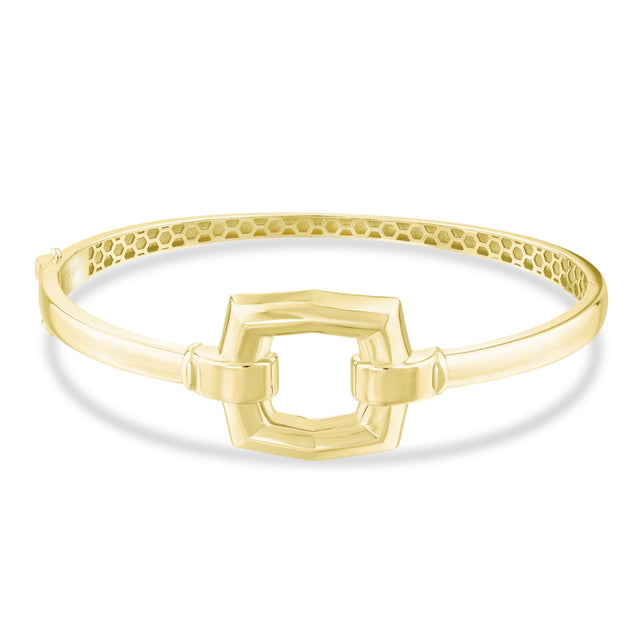 14ct Ventana Design Gold Cuff Bracelet