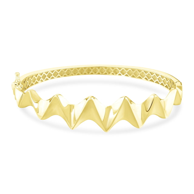 14ct Reef Design Gold Cuff Bracelet