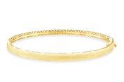 14ct Cirrus Design Yellow Gold Cuff Bracelet