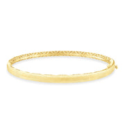 14ct Cirrus Design Yellow Gold Cuff Bracelet