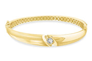 14ct Elpis Design Gold Cuff Bracelet