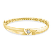 14ct Elpis Design Gold Cuff Bracelet