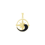 Load image into Gallery viewer, 14ct Kutup Yildizi Design Gold Pendant (Chain Not Included)
