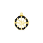 Load image into Gallery viewer, 14ct Siyah Stone Set Kutup Yildizi Gold Pendant (Chain Not Included)