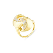 14ct Luna Design Gold Ring