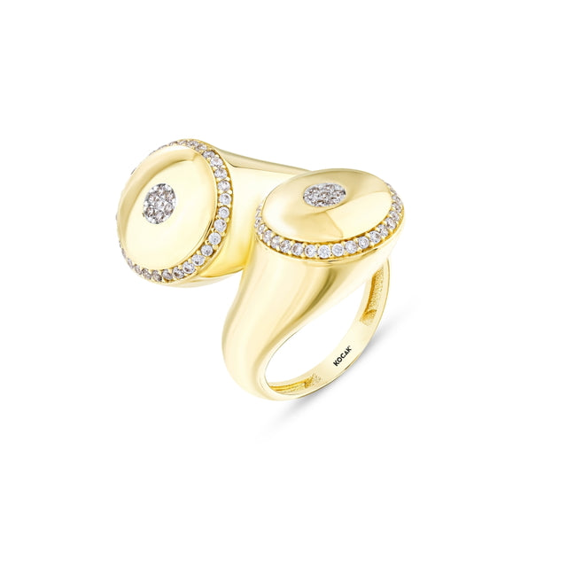 14ct Tellus Design Gold Ring