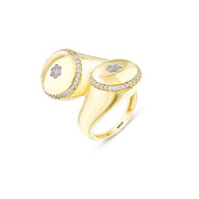 14ct Tellus Design Gold Ring