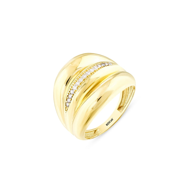 14ct Bendis Design Gold Ring